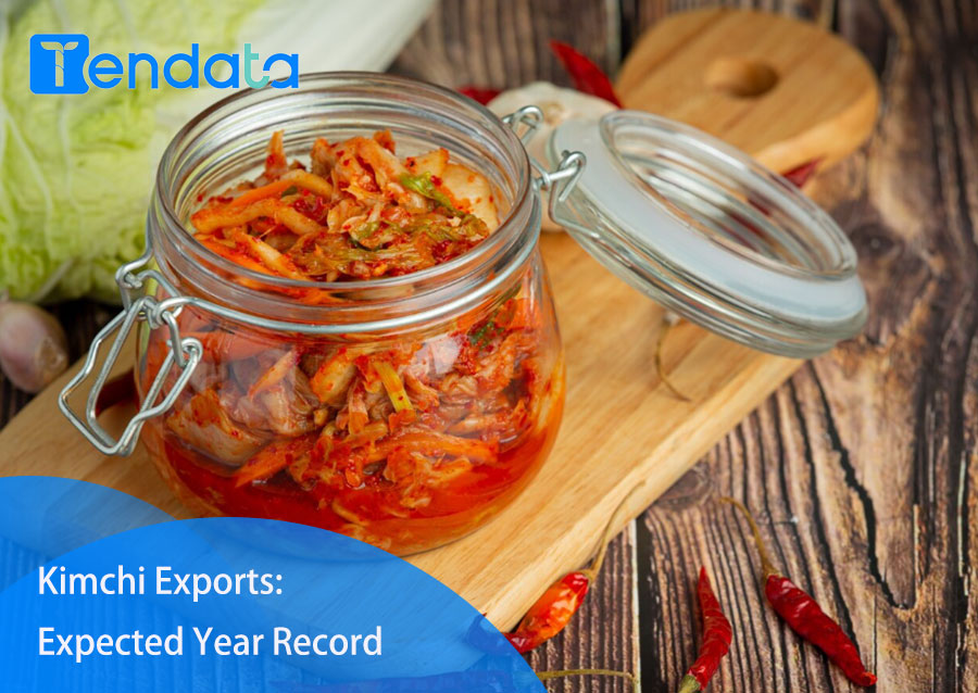 kimchi exports,kimchi export,kimchi export record