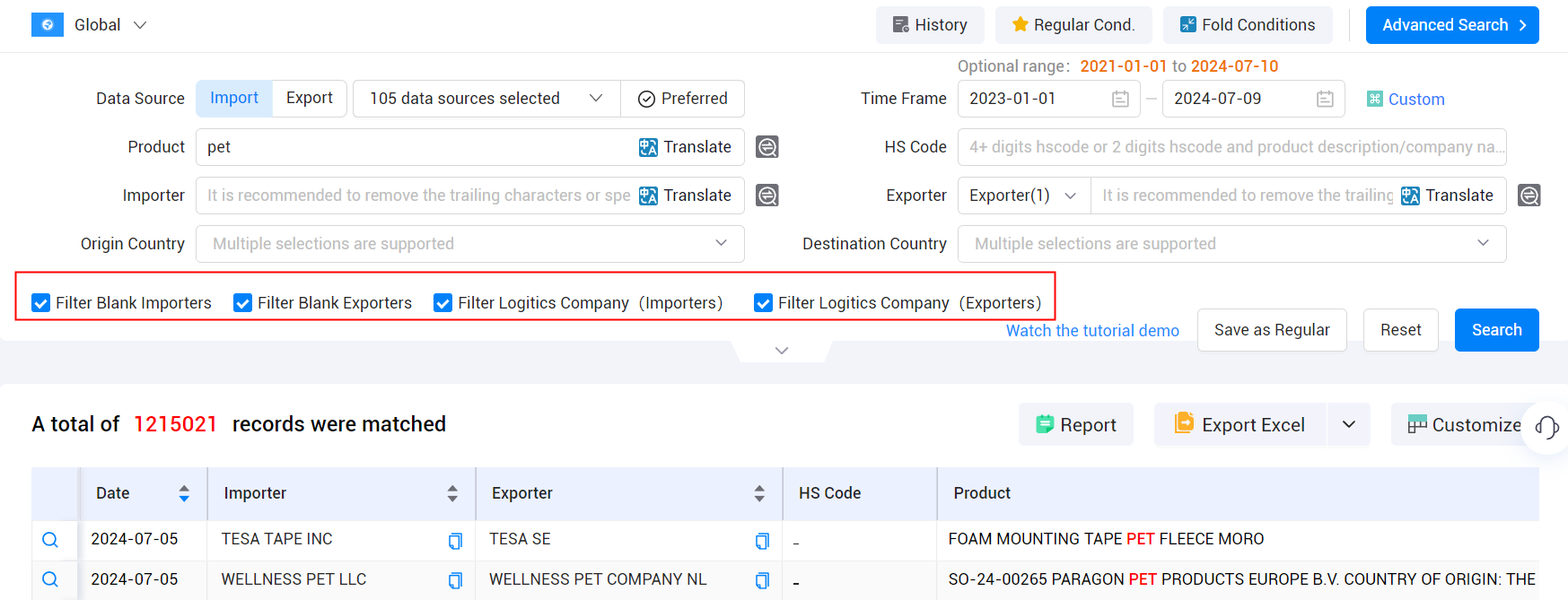 customs data,quality customs data,latest customs data