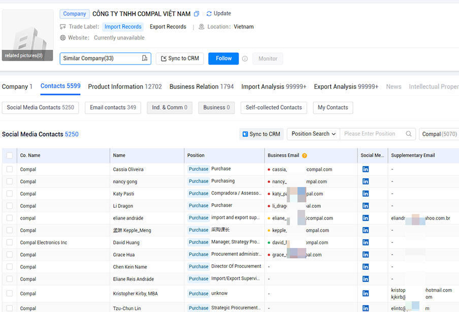 export data,import and export data